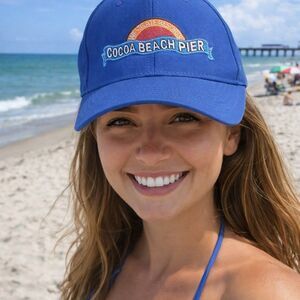 Westgate Resorts Cocoa Beach Pier Baseball Cap Hat Blue Adjustable One